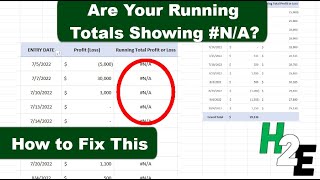 Download the video "How to Fix Running Totals #N/A Errors in Pivot Tables"