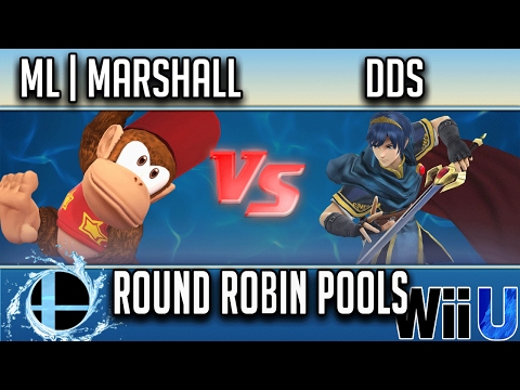 Smash'N'Splash 3 ROUND ROBIN POOLS - ML | Marshall (Diddy Kong) vs DDS (Marth, Mario)