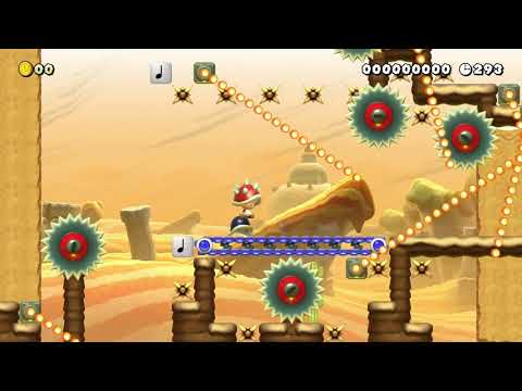dont move ... automatic level by unäD 🍄 Super Mario Maker 2 #amu