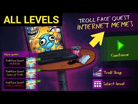 Troll Face Quest Internet Memes All Levels - Gameplay Walkthrough