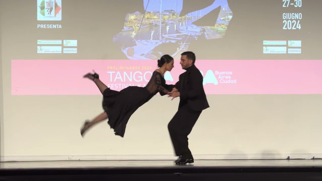 Giselle Mariel Tacon Nelson Piliu Finale European Tango Escenario Bellaria Igea Marina 2024