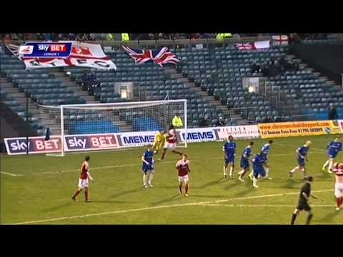 Gillingham v Swindon -- League One 13/14 Highlights