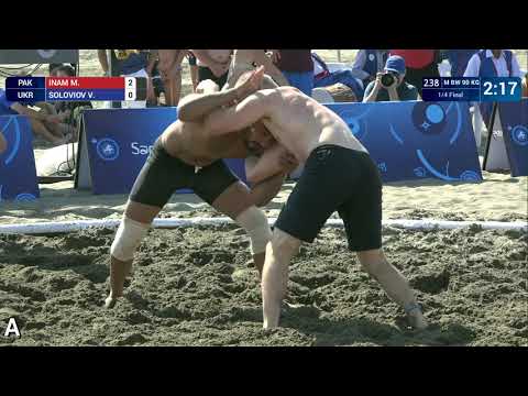1/4 Men's BW - 90 kg: M. INAM (PAK) v. V. SOLOVIOV (UKR)