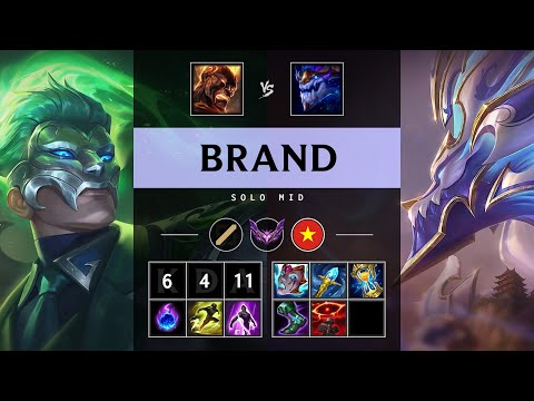 Brand Mid vs Aurelion Sol - VN Master Patch 25.14