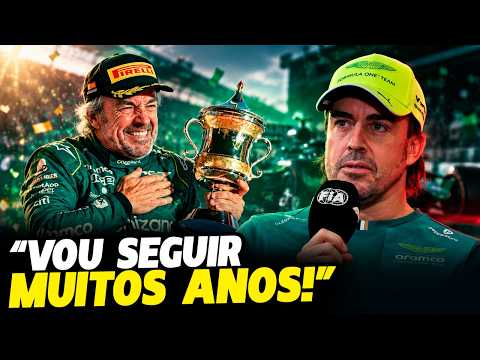 ALONSO MANDA RECADO DIRETO SOBRE APOSENTADORIA E FUTURO NA FÓRMULA 1
