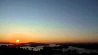 preview picture of video '2012 日の入り 微速度撮影 三重県志摩の英虞湾  Winter Sunset Time Lapse'