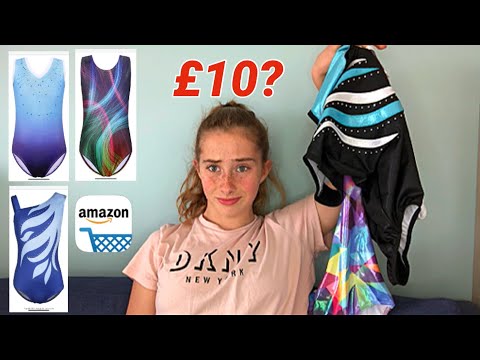 AFFORDABLE GYMNASTICS LEOTARDS? Try on and review |  Under £10 Amazon leotards | PolinaTumbles