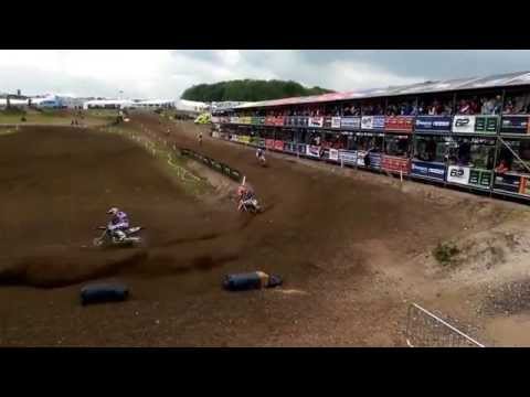 MXGP qualifying race lap 2 Matterley Basin 2015 Antonio Cairoli