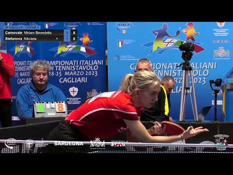 Stefanova-Carnovale - Italiani Assoluti 2023 - Gironi F