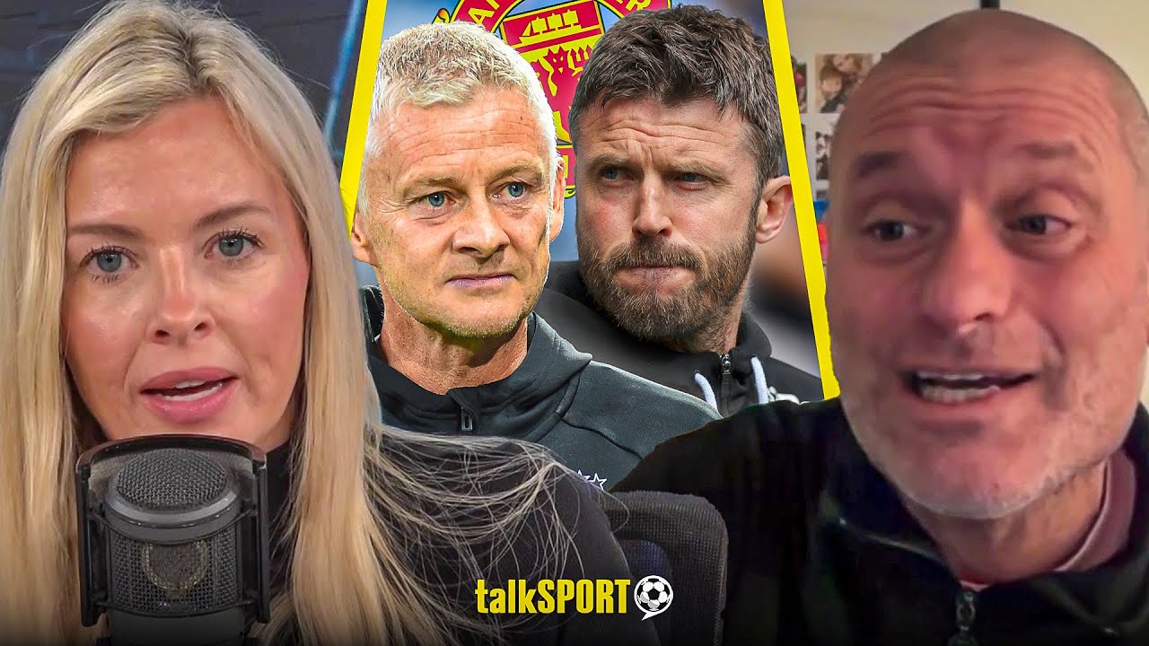 "Genuinely a TOSS UP!" Jamie Jackson CLAIMS it's 50/50 between Solskjaer & Carrick for United job