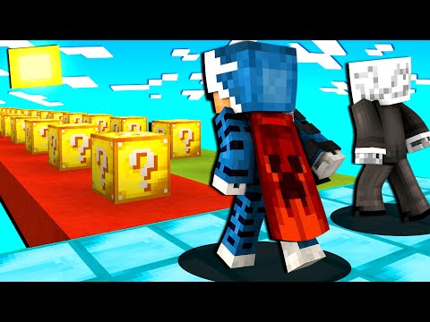 LA CORSA DEI LUCKY BLOCK PAZZI CON KENDAL E BELLAFACCIA - MINECRAFT ITA
