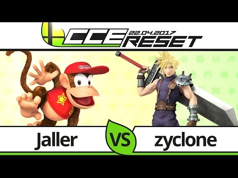 CCE RESET WR2 - Jaller (Diddy Kong) vs TCL zyclone (Cloud, Sheik) - Smash 4