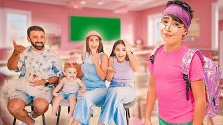 عائلتي تختار لي أغراض المدرسة ???? (حسب اللون)