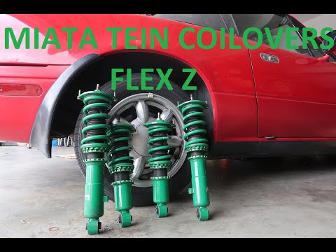 Tein Flex Z coilovers for the NA Miata