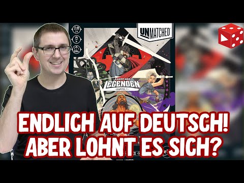 Unmatched - Kampf der Legenden Vol 1• 5 Minuten Regelüberblick danach ausführliche Besprechung