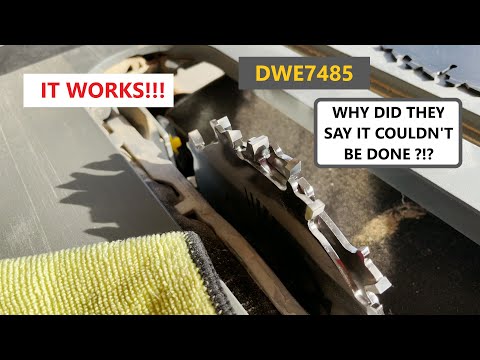DeWalt DWE7485 Table Saw WITH Dado Stack