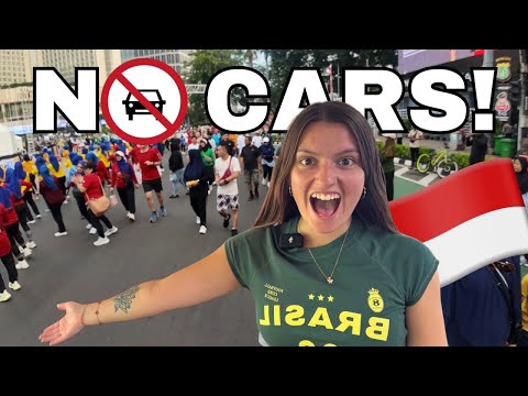 Jakarta Car Free Day 🇮🇩We Didn't Expect This!