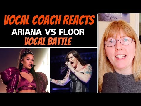 Vocal Coach Reacts to Ariana Grande Vs Floor Jansen (Pop Vs Symphonic Rock/Metal) VOCAL BATTLE