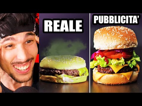 CIBO REALE contro CIBO DELLE PUBBLICITA'!