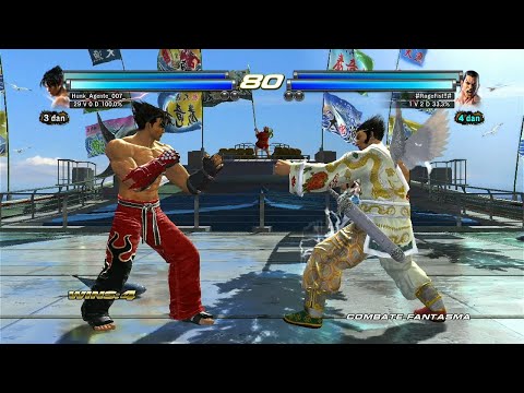 47_5 Jin y Devil Jin (Dante sk17) vs Feng y Michelle Ryona - Tekken Tag 2 - PS3 Offline