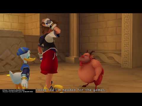 Kingdom Hearts Final Mix (PS4) Cutscene #156 The Party Rejected for Entrance to the Games