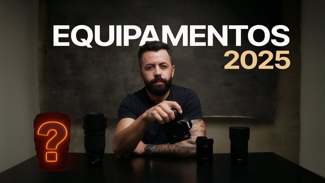 Quase R$100mil em EQUIPAMENTOS para FOTOGRAFAR CASAMENTOS!