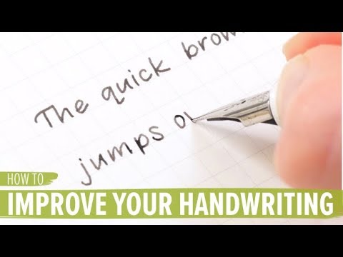 How to Improve Your Handwriting