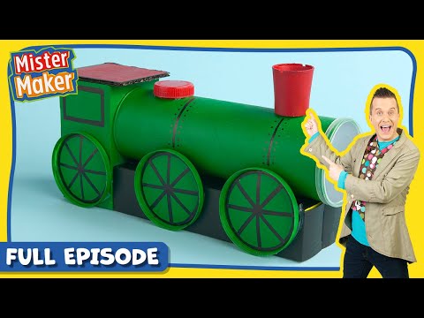 Mister Maker 🎨 Series 1, Episode 3 | Pencil Holder Train ✏️ | FULL EPISODE