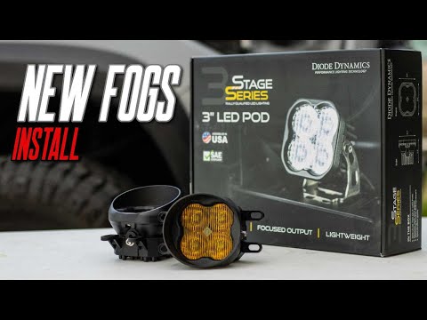 DIODE DYNAMICS SS3 Fog Lights on my 2020 Tacoma | Install | #tacoma #toyota #diodedynamics