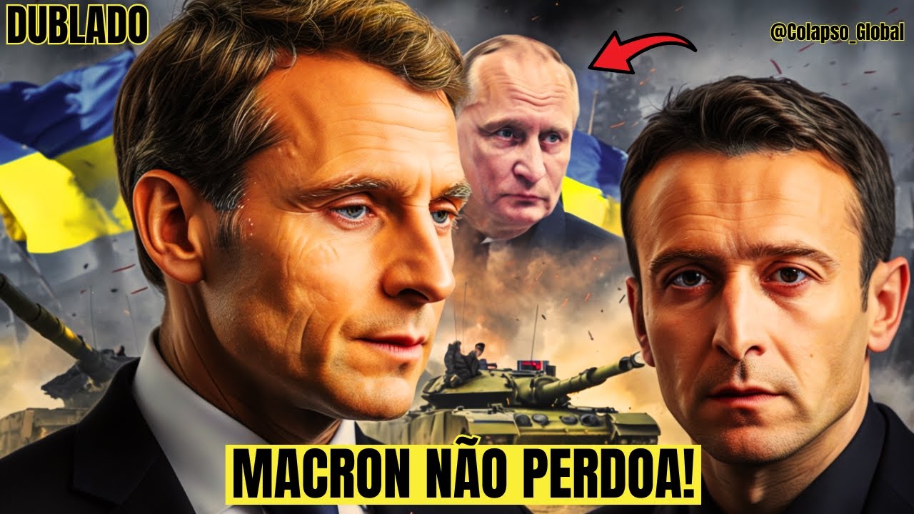 🔥Macron fez uma declaração URGENTE sobre a Ucrânia  Uma RESPOSTA dura a Trump