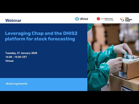 Webinar: Leveraging Chap and the DHIS2 Platform for Stock Forecasting
