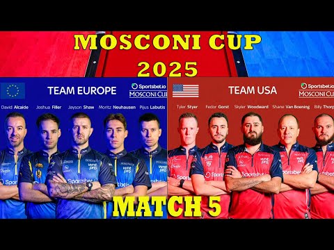 HIGHLIGHTS | TEAM EUROPE - TEAM USA | Match 5 | 2025 Mosconi Cup