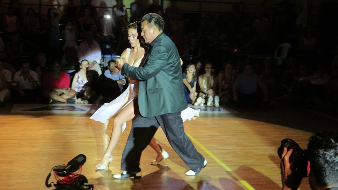 Mariano Chicho Frumboli & Juana Sepulveda at A Los Amigos Tango Festival, Rythymno Crete 2019 1