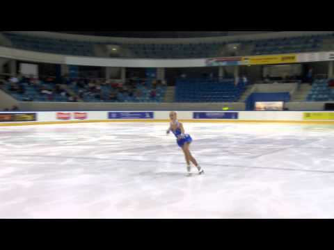 ISU 2014 Jr Grand Prix Dresden Ladies Free Skate Lutricia BOCK GER