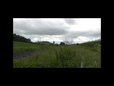 6201 Princess Elizabeth on The Royal Train at Pontrilas 11/7/12