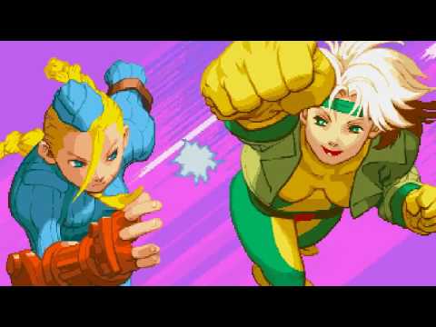 X-Men vs. Street Fighter (PS1) Playthrough - NintendoComplete