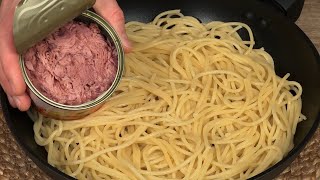 Mix tuna with pasta!  I learned this trick in a fancy restaurant!