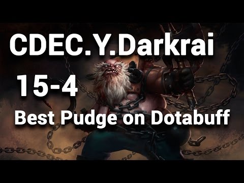 CDEC.Y.Darkrai best pudge on dotabuff 15-4