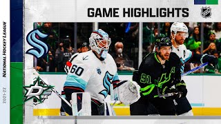 Kraken @ Stars 4/23 | NHL Highlights 2022