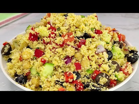 Easiest Mediterranean Couscous Salad RECIPE EVER