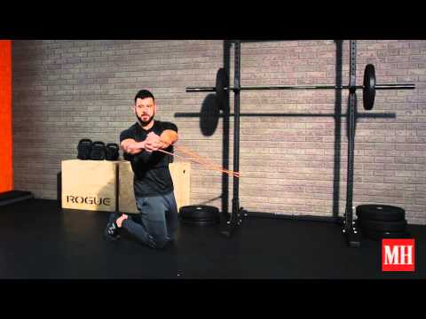 Kneeling t-spine rotation