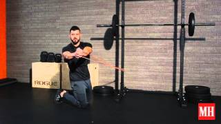 Kneeling T-Spine Rotation exercise video thumbnail