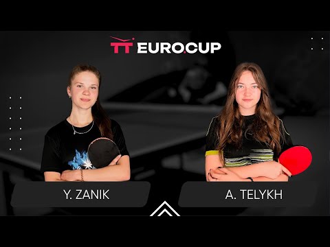 18:50 Yulianna Zanik - Anastasiia Telykh  24.10.2023 TT Euro.Cup Women Ukraine Master. TABLE 4