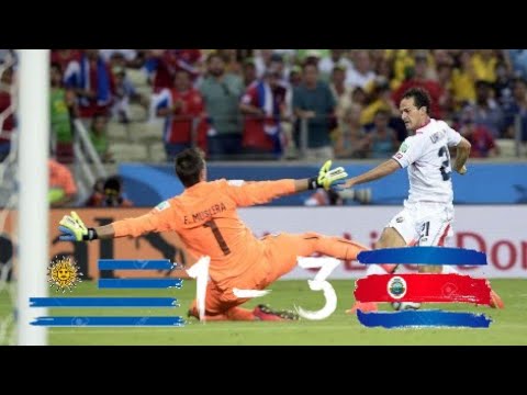 Uruguay  1 - 3 Costa Rica copa del mundo 2014
