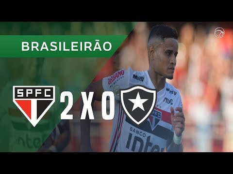 SÃO PAULO 2 X 0 BOTAFOGO - GOLS - 27/04 - BRASILEIRÃO 2019