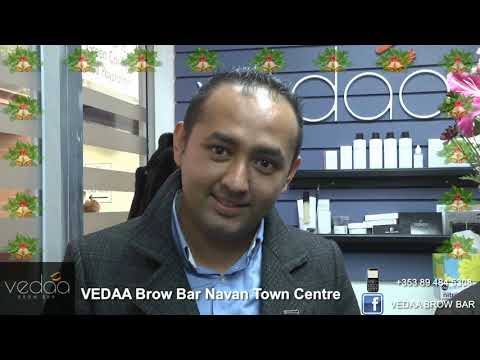 VEDAA Brow Bar Navan Town Centre Customer Christmas Greeting