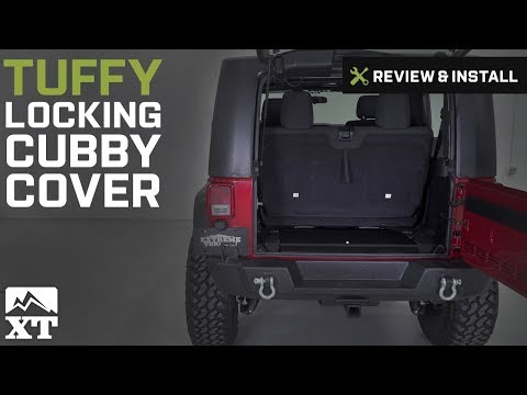 Jeep Wrangler Tuffy Locking Cubby Cover (2007-2017 JK) Review & Install