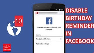 Facebook birthday notification: Disable Facebook birthday notification in Iphone