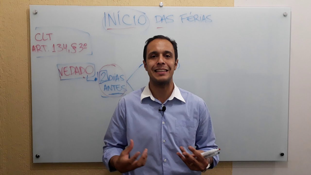 AS FÉRIAS NÃO PODEM INICIAR NESTES DIAS