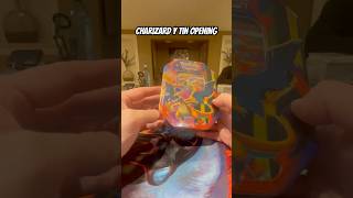 Mega Charizard Y Tin Opening